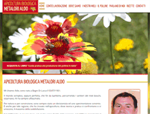 Tablet Screenshot of apicolturametalorialdo.com